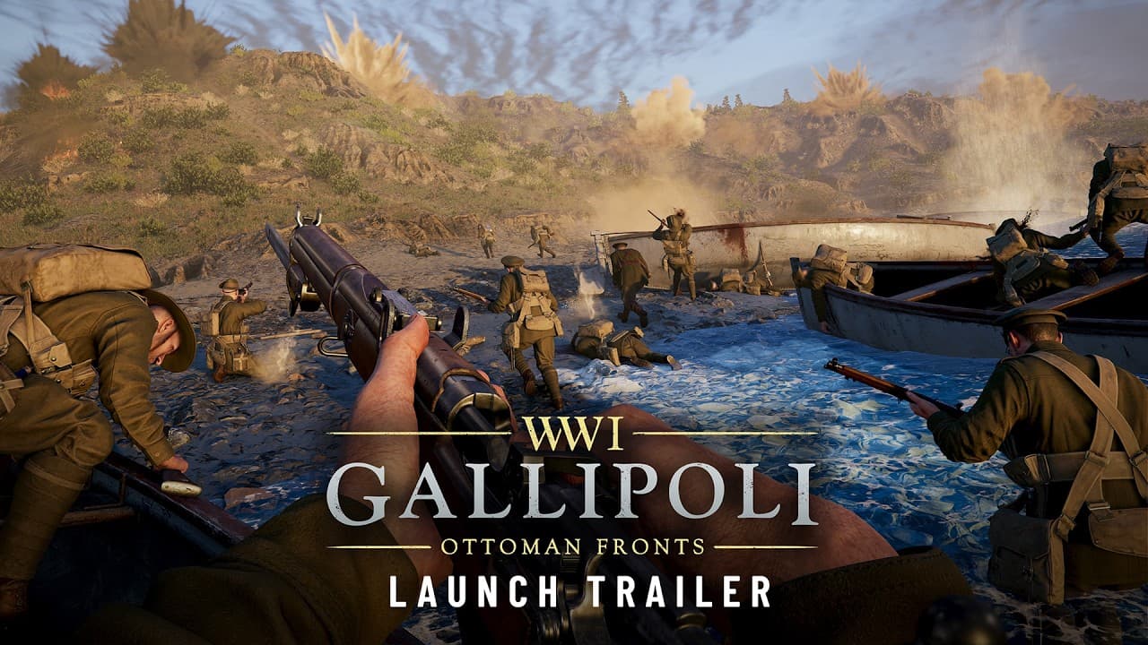 Gallipoli official launch trailer battle scene